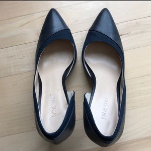Nine West Navy Blue Heels